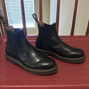 Dr. Martens Black Leather Chelsea Boots